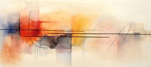 Abstrakt in Aquarell 35947