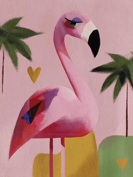Flirty Flamingo van Studio Allee