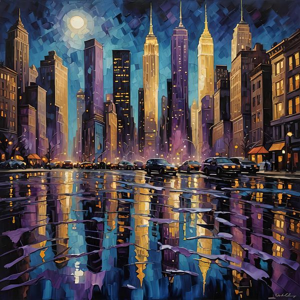 The New-York skyline by WvW