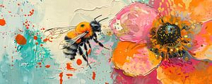 Abeille et fleur