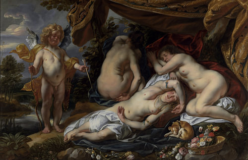 Jacob Jordaens - Cupidon et Psyché