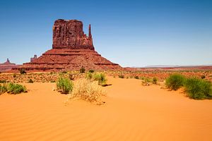 MONUMENT VALLEY West Mitten Butte van Melanie Viola