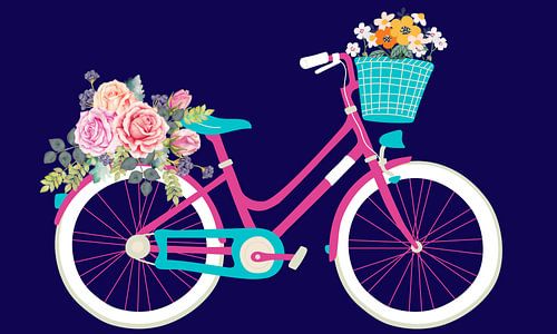 Gemütliches Radfahren