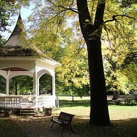 Pavilion in the spa gardens of Bad Neustadt by Martin Flechsig