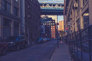 Les ponts de Dumbo : un jeu de liaison emblématique entre Brooklyn et Manhattan New York 02 sur FotoDennis.com | Werk op de Muur