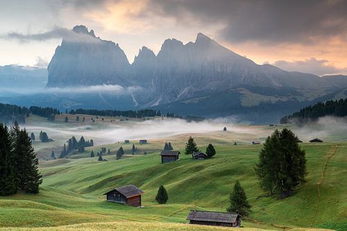Alpe di Siusi, Dolomieten, Italië
