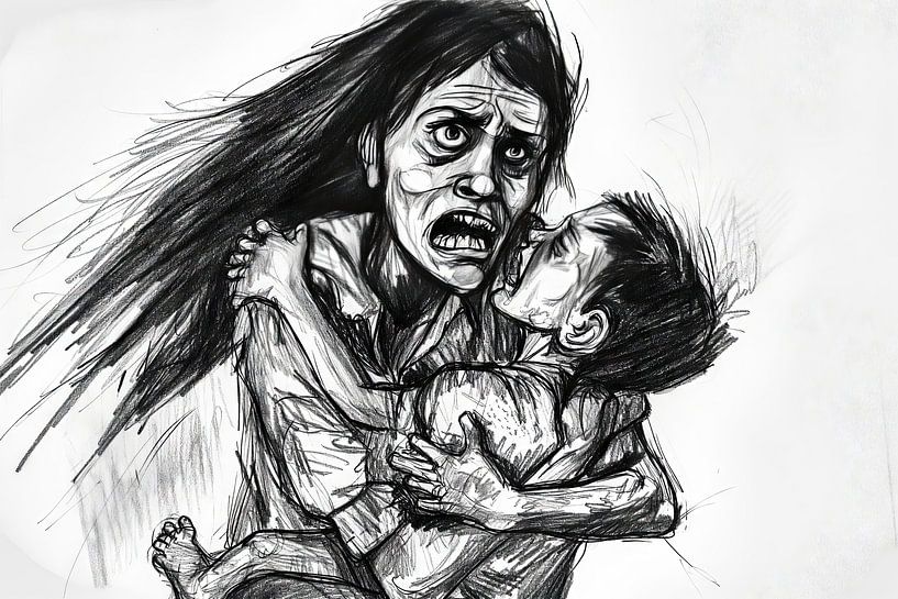 Embrace of terror by Frank Heinz