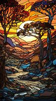 Abendsonne (Glasmalerei)