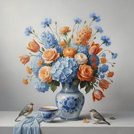 Moineaux printaniers sur Artclaud