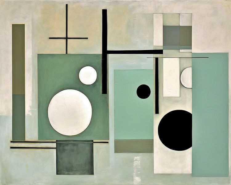 Groen Pastel 139.21 van ARTEO Schilderijen