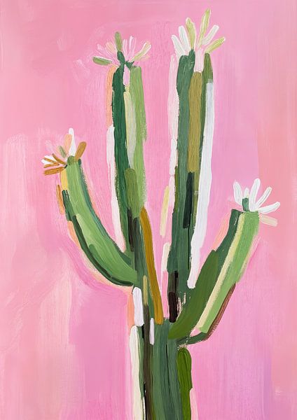 Pink cactus by Niklas Maximilian