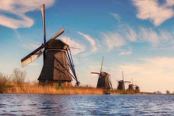 Moulins de Kinderdijk sur Carla Schenk