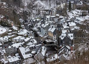 Monschau, ein Panoramablick