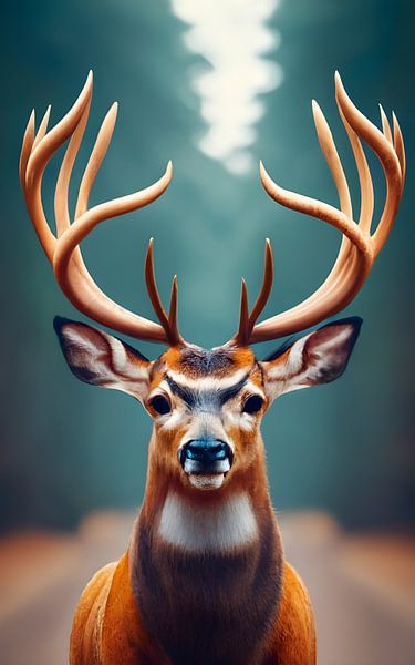 Deer face by Ayyen Khusna