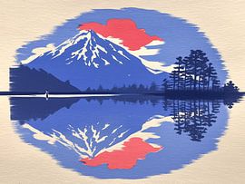 Montagne en silence sur Thea