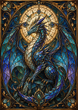 Azurkristall-Drache
