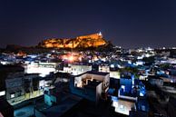 Jodhpur, blue city of rajasthan, india van Mark Bonsink thumbnail