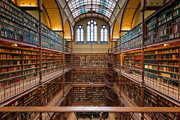 Library of the Rijksmuseum in Amsterdam by Rob Boon