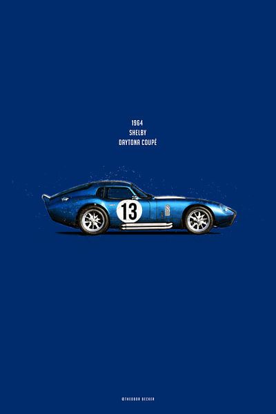 Auto's in Kleuren, Shelby Daytona Coupé van Theodor Decker