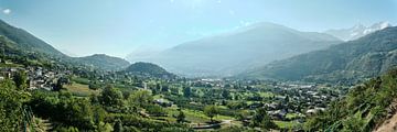 Aosta, view of the valley
