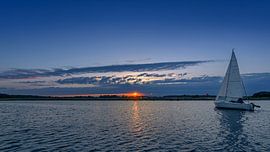 Segeln bei Sonnenuntergang von Patrick Herzberg