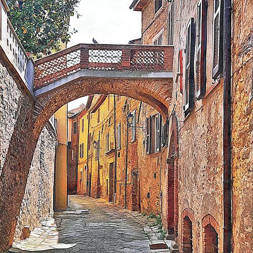 À l'intérieur des murs de la ville Panicale 7