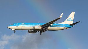 KLM Boeing 737-800 Passagierflugzeug.