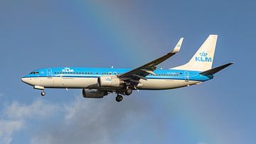 KLM Boeing 737-800 passenger aircraft. by Jaap van den Berg