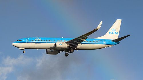 KLM Boeing 737-800 passagiersvliegtuig.
