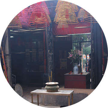 Tin Hau tempel Kowloon van Inge Hogenbijl