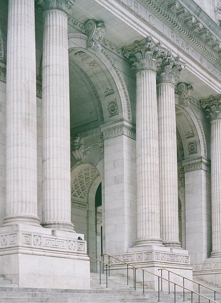 New York Public Library photographed analogue by Alexandra Vonk
