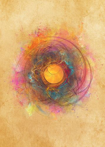 Fractals abstracte kunst Zon #fractals #abstract