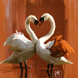 Swan Love