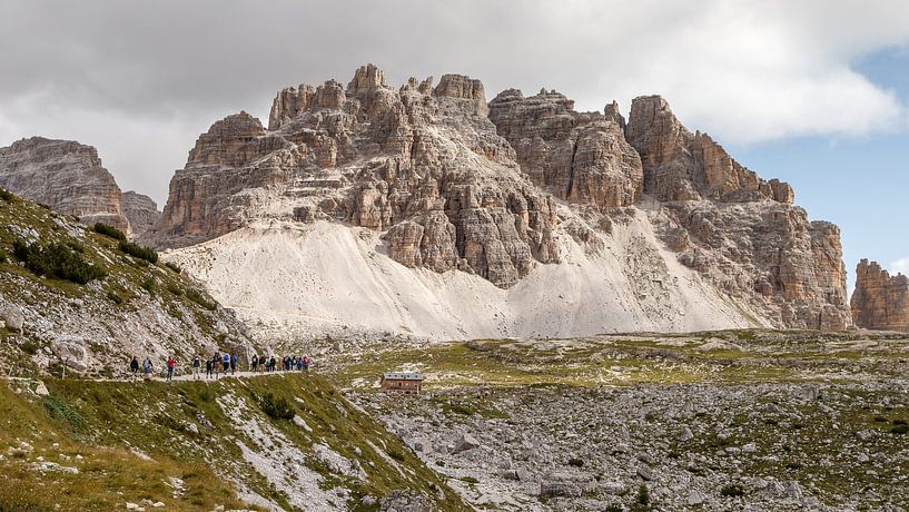 Drei Zinnen of the Tre Cimi di Lavaredo van Menno Schaefer