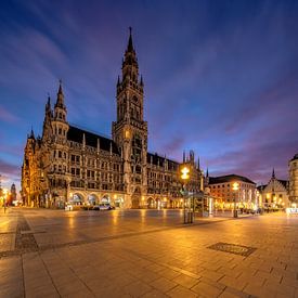 Marienplatz München van Achim Thomae Photography
