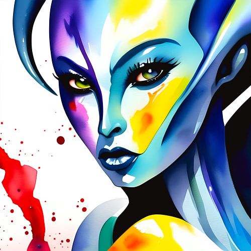 Astro-Adorned Amazone