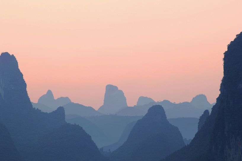 Karst mountain range by Inge Hogenbijl