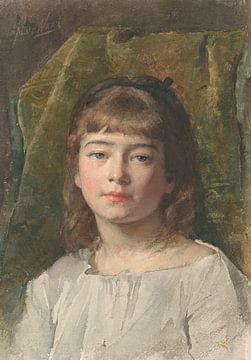 Portret van een onbekend meisje, Nicolaas van der Waay