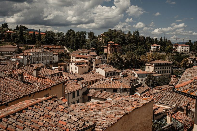 Toits des villes toscanes | Photographie de voyage Italie par Anouk Strijbos