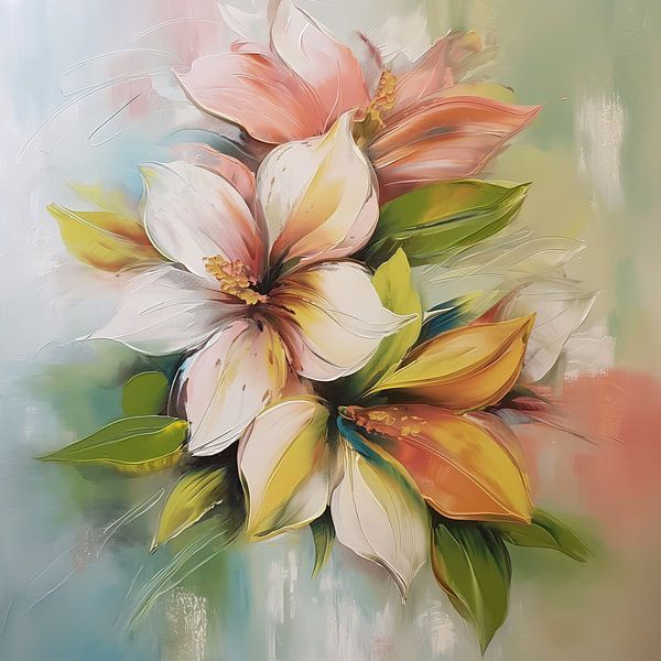 Colourful flowers by Bert Nijholt