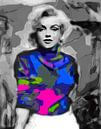 Marilyn Monroe - Neon Pop Art von Felix von Altersheim Miniaturansicht