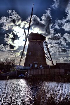 Windmill Kinderdijk II van Arjan Benders