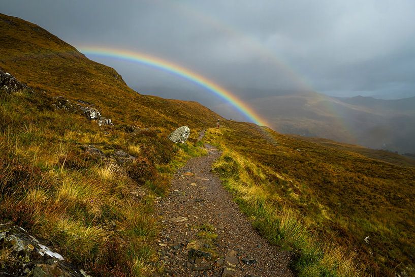 Rainbow landscape by Willemijn Wolthaus