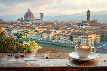 Koffie in Florence van Skyfall