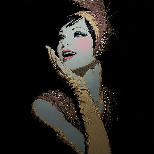 Let the Night Come | Art Deco Cabaret as Wall Art