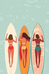 Surf Sisters in Pastell Nr.2