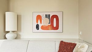 Bohemian vormen, modern en abstract