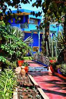 Approach To Cubist Villa Jardin Majorelle