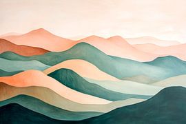 Gentle hills by Poster Art Shop