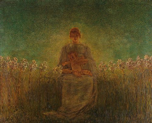 Madonna of the Lilies, Gaetano Previati